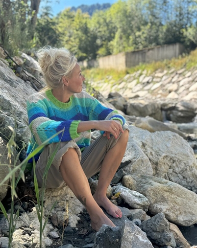 Lene Beier x Lind - LBVind i håret Strik - Blue